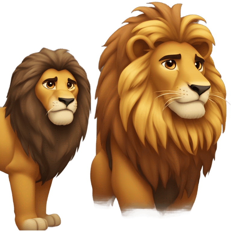 Mufasa and scar emoji