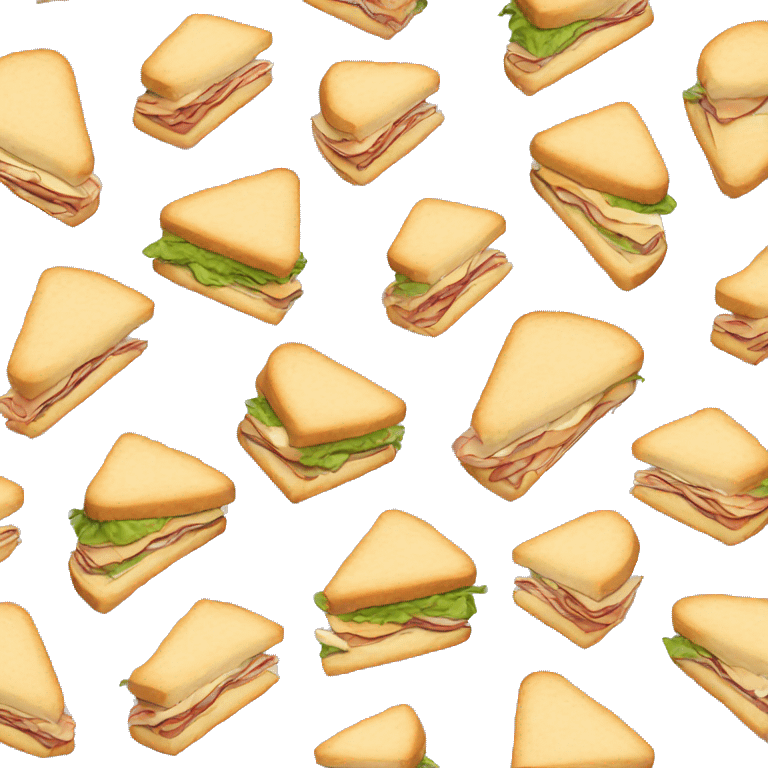 sandwich with tea emoji