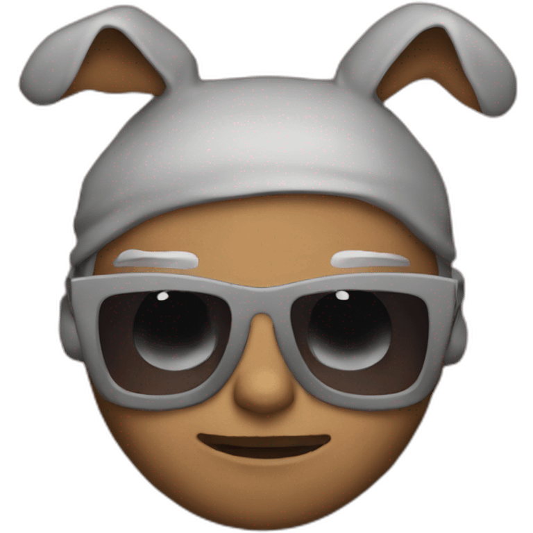 Bad bunny rapper emoji