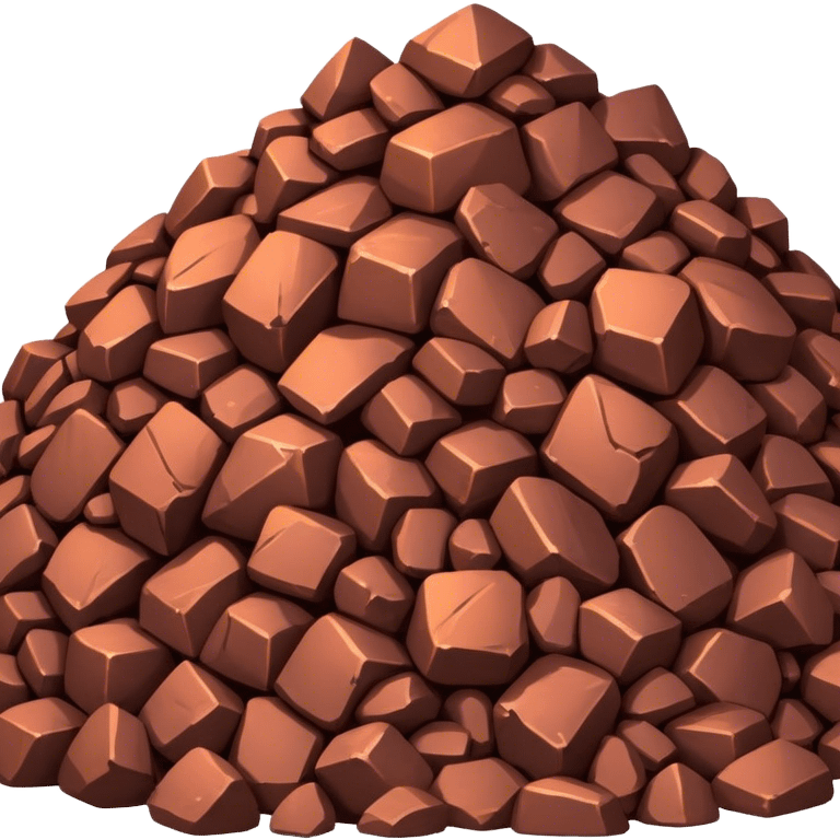 pile of iron ore emoji