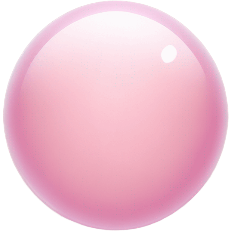 Pastel pink bubble  emoji