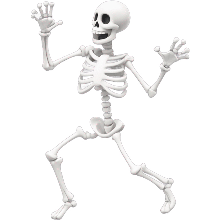 Dancing skeleton emoji