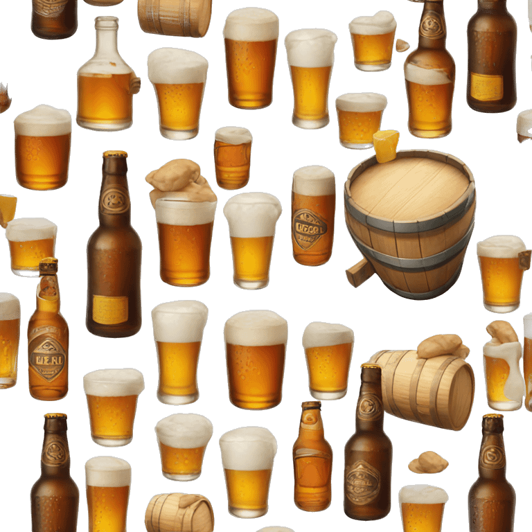 Whiskey and beer emoji