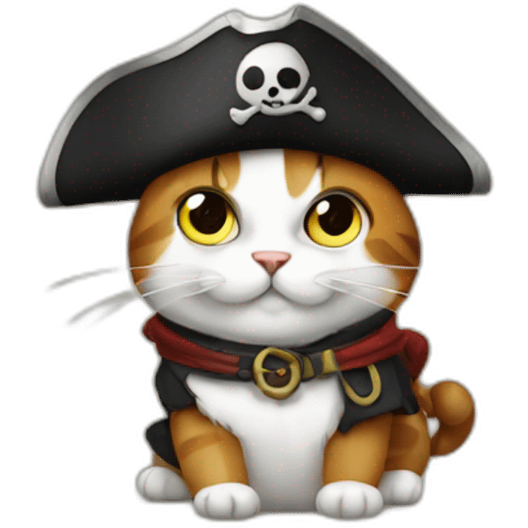 Pirate cat emoji