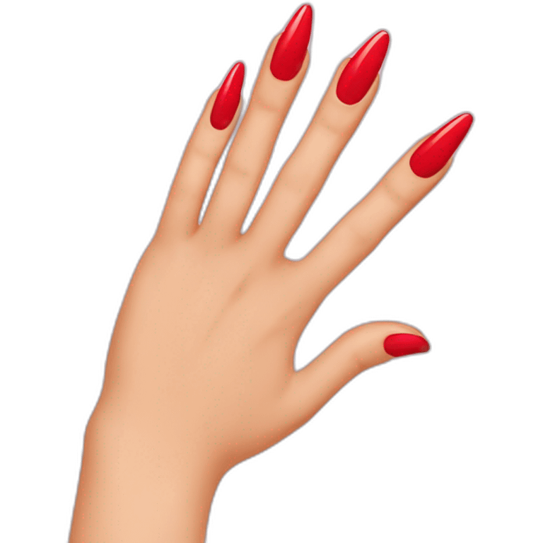 Red-nails emoji