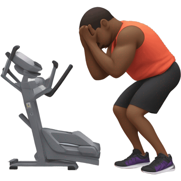 collapsing gym member emoji