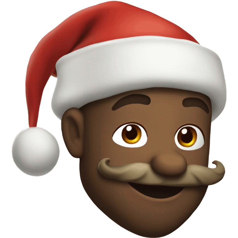 santa drinking rumplemintz emoji