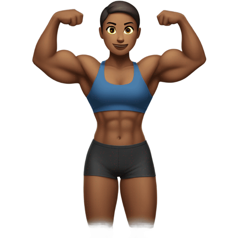 Bodybuilding woman emoji