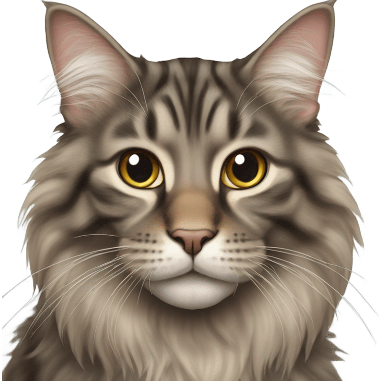 Main coon cat emoji