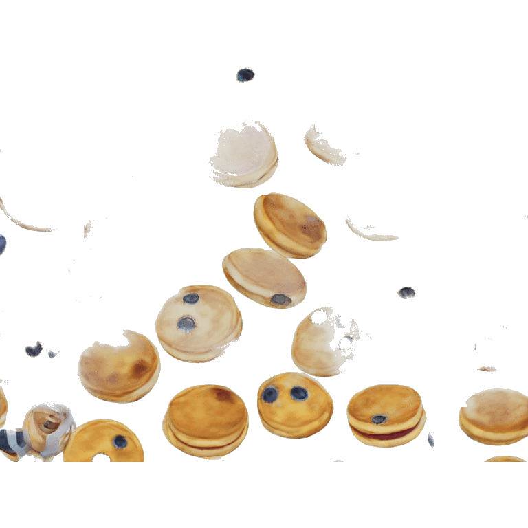 Blueberry pancakes emoji