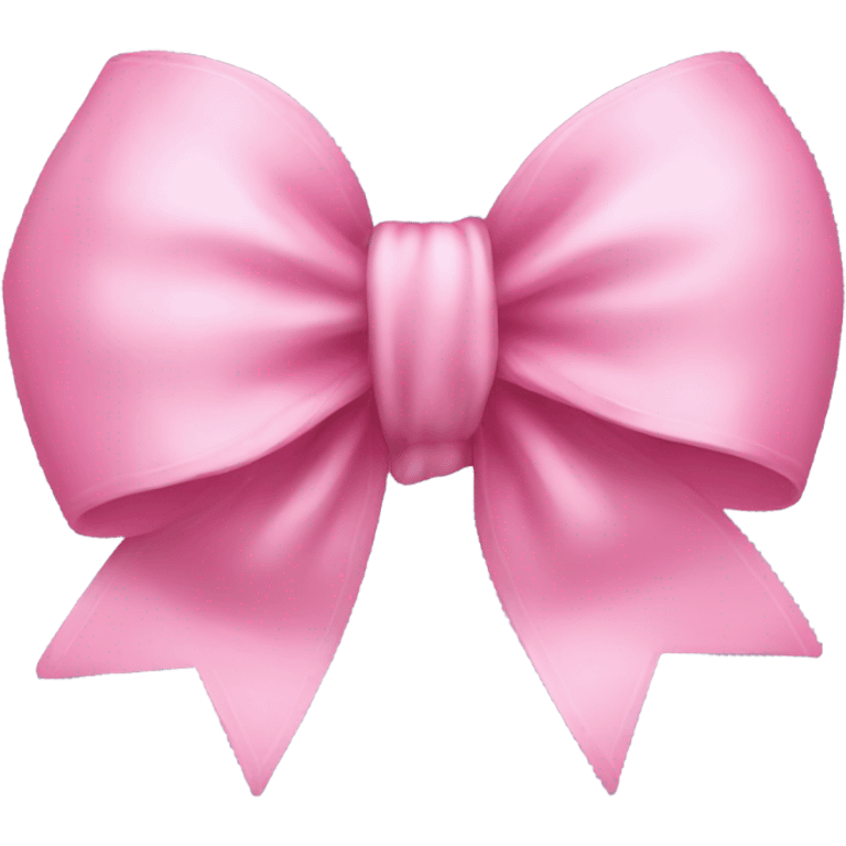 Cute pink bow emoji