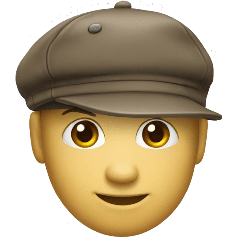 Chat avec casquette emoji