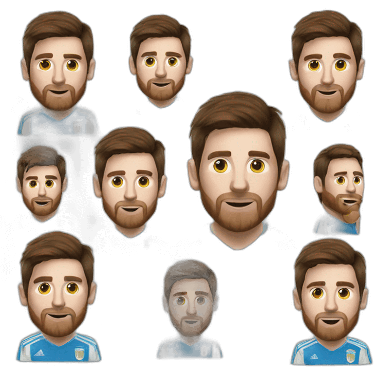 Messi world cup champions emoji