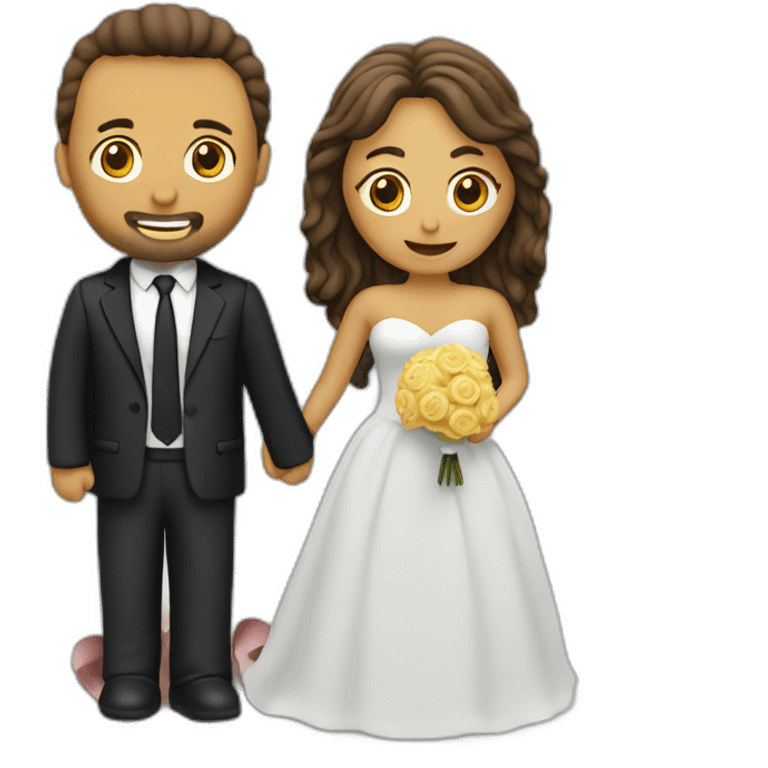 Divorce cake topper emoji