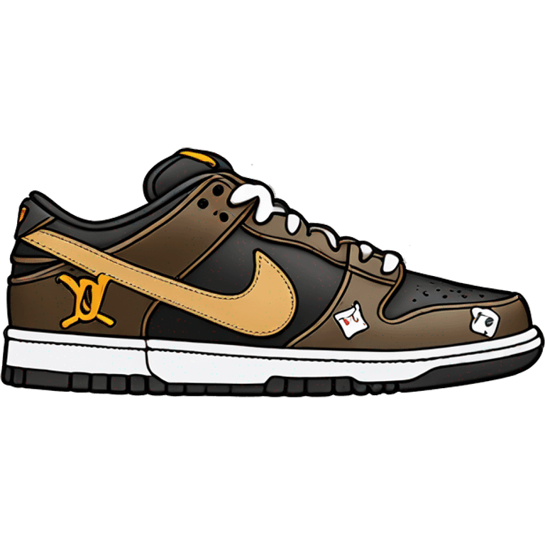 Nike sb dunk low Louis Vuitton Virgil abloh  emoji