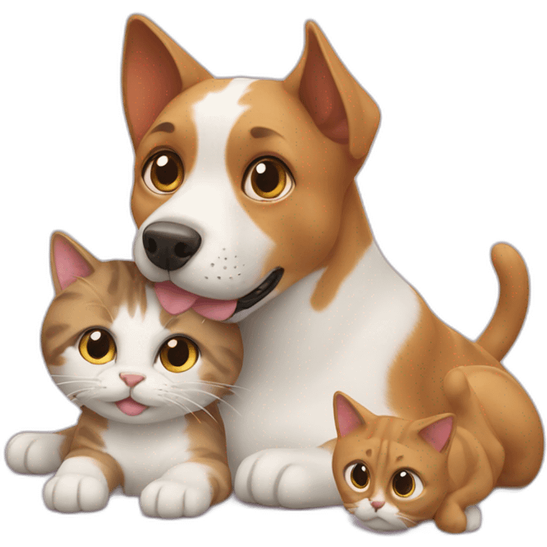 cat and dog emoji