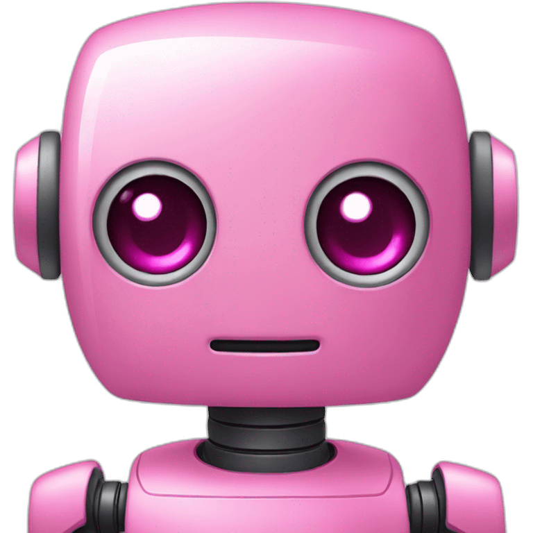 Little pink robot emoji