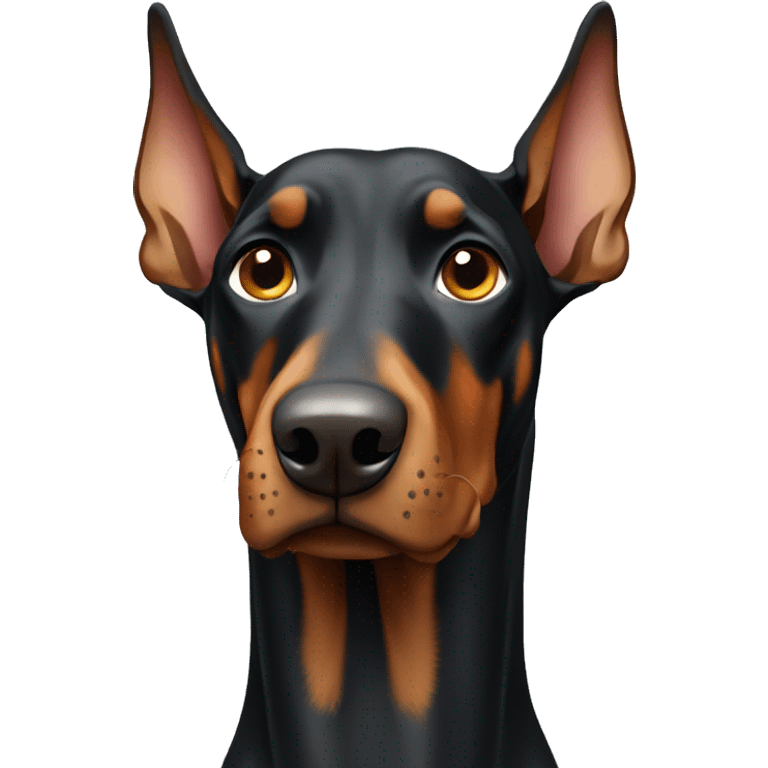 Doberman standing emoji