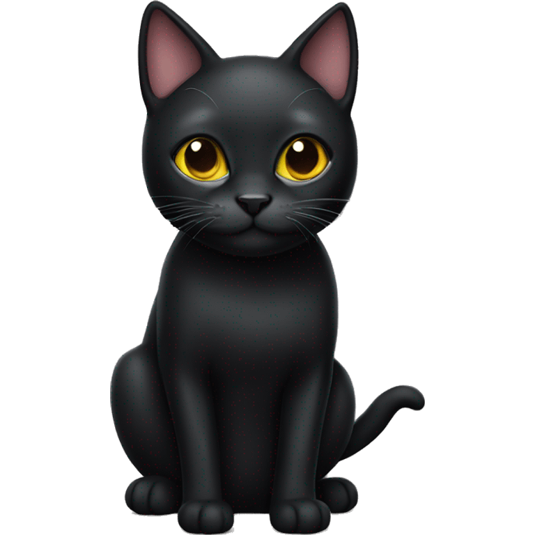 Black cat emoji