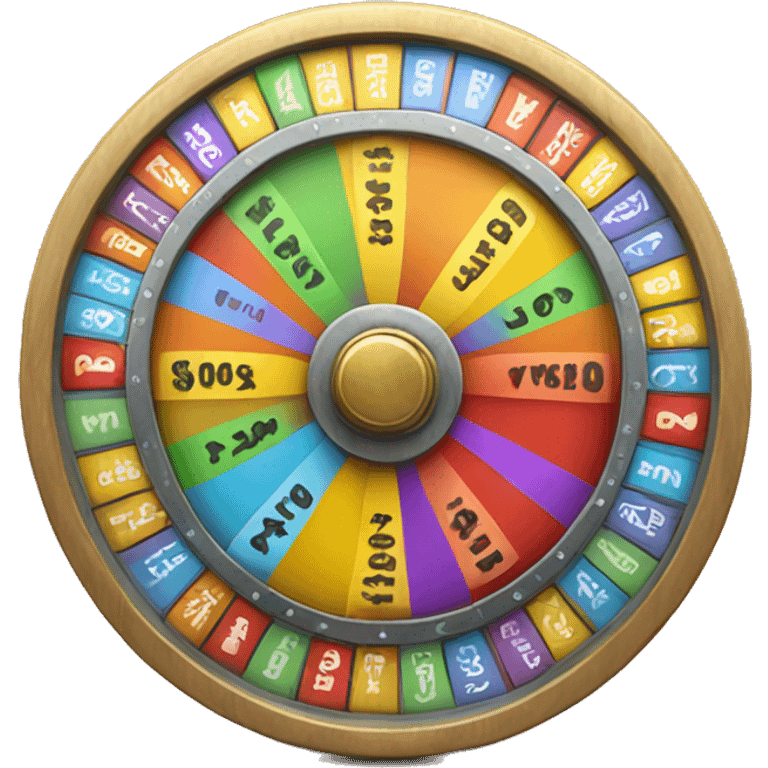 Wheel of fortune emoji