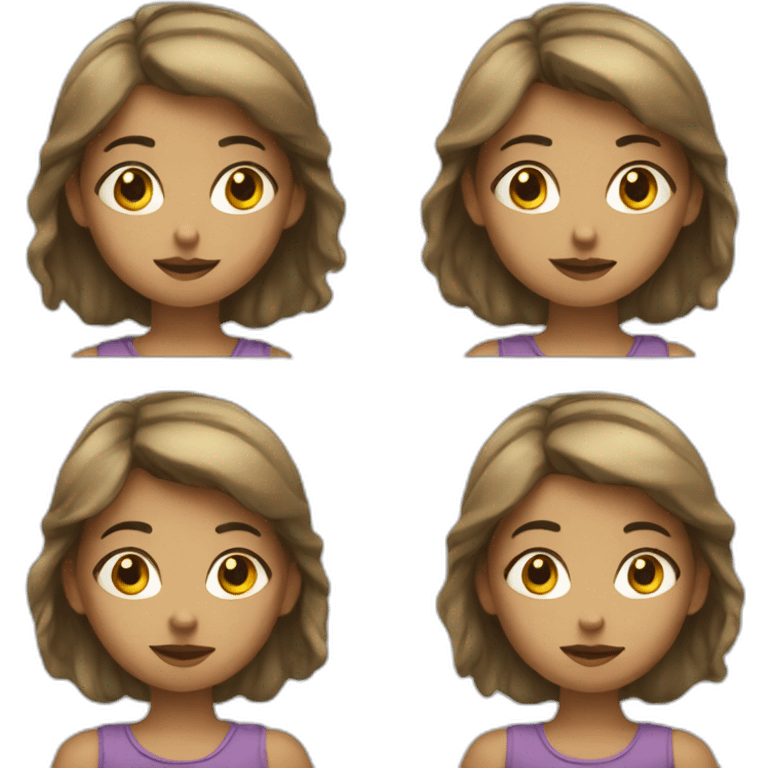 Fille numéro  emoji