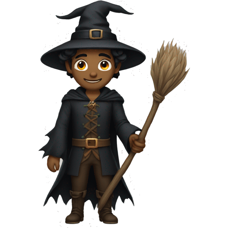 handsome man witch emoji