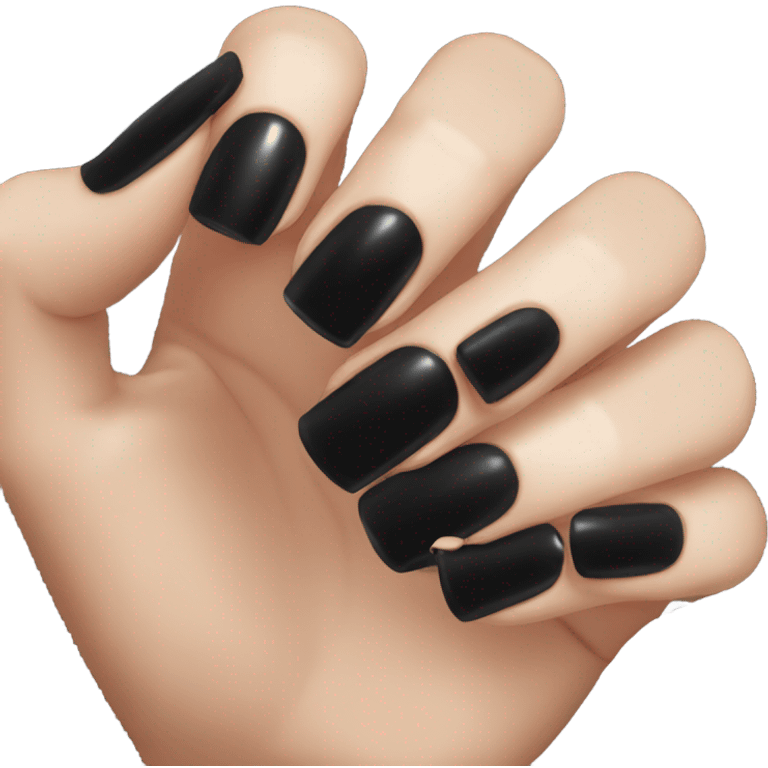 Black nails  emoji