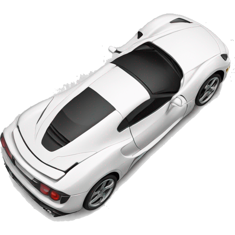 sport car, top view emoji