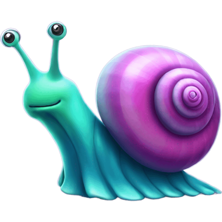 Disco snail emoji