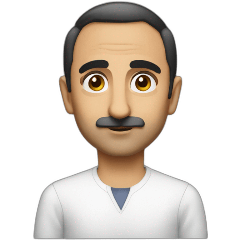 eric zemmour with a short mustache emoji