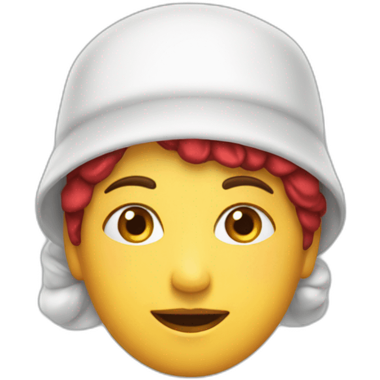 hand maid's tale red headwear emoji