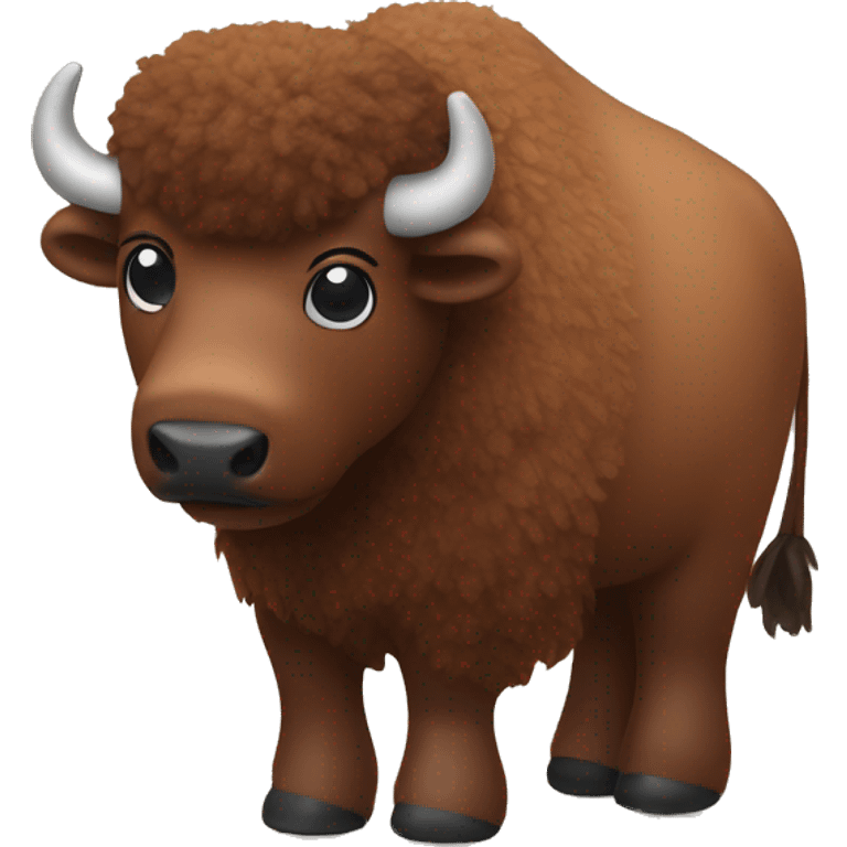 Buffalo stuffed animal emoji