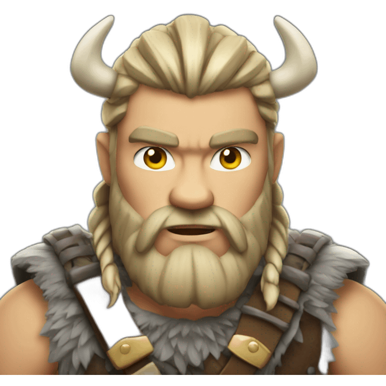 Viking with muscles  emoji