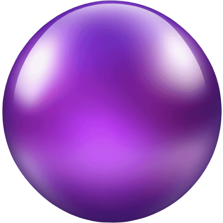 fortune ball in purple and blur shades emoji