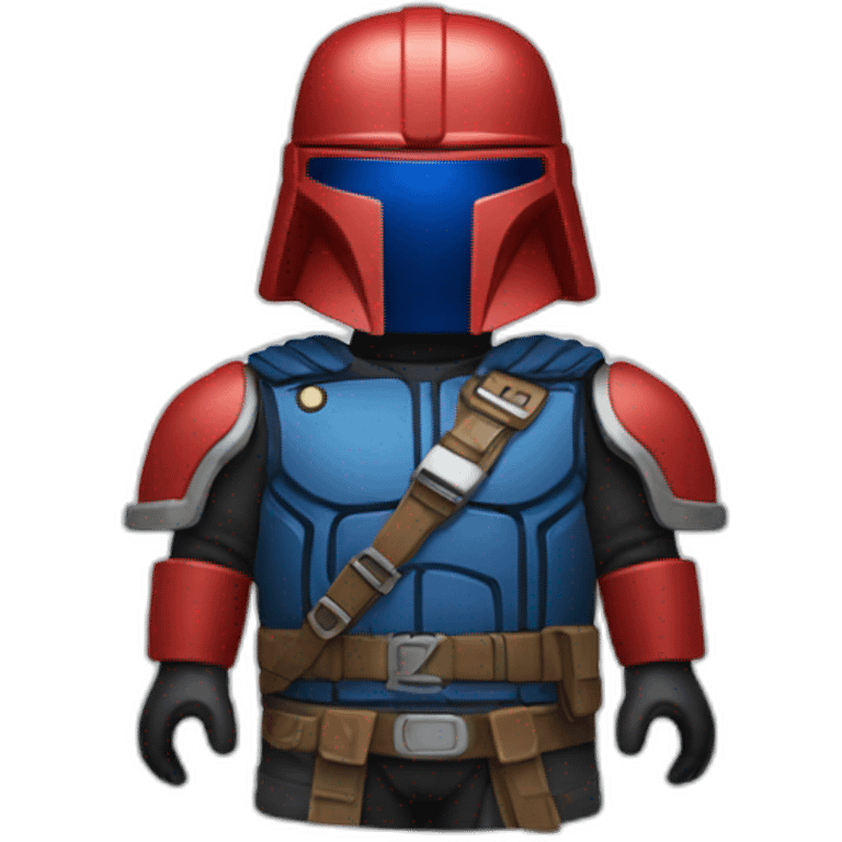 bounty hunter bell red blue emoji