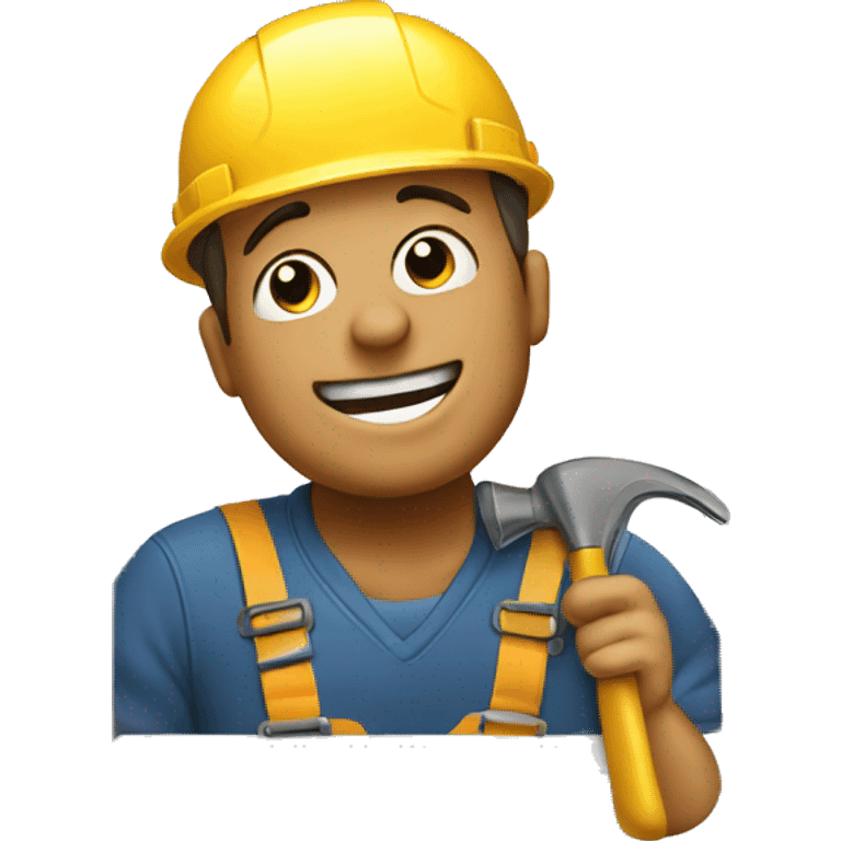 repairman repairing a window emoji