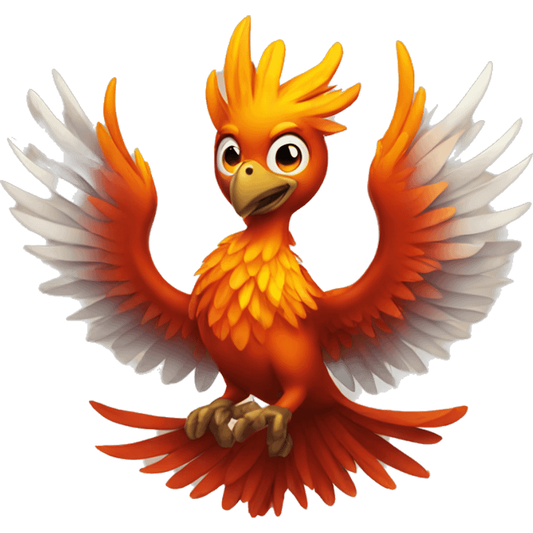 phoenix with iphone emoji