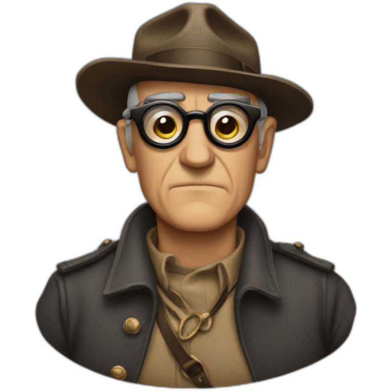 John Ford con parche en el ojo emoji