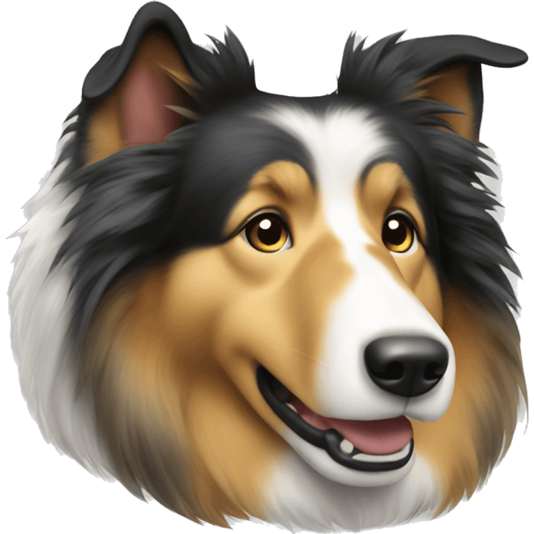 Rough collie emoji