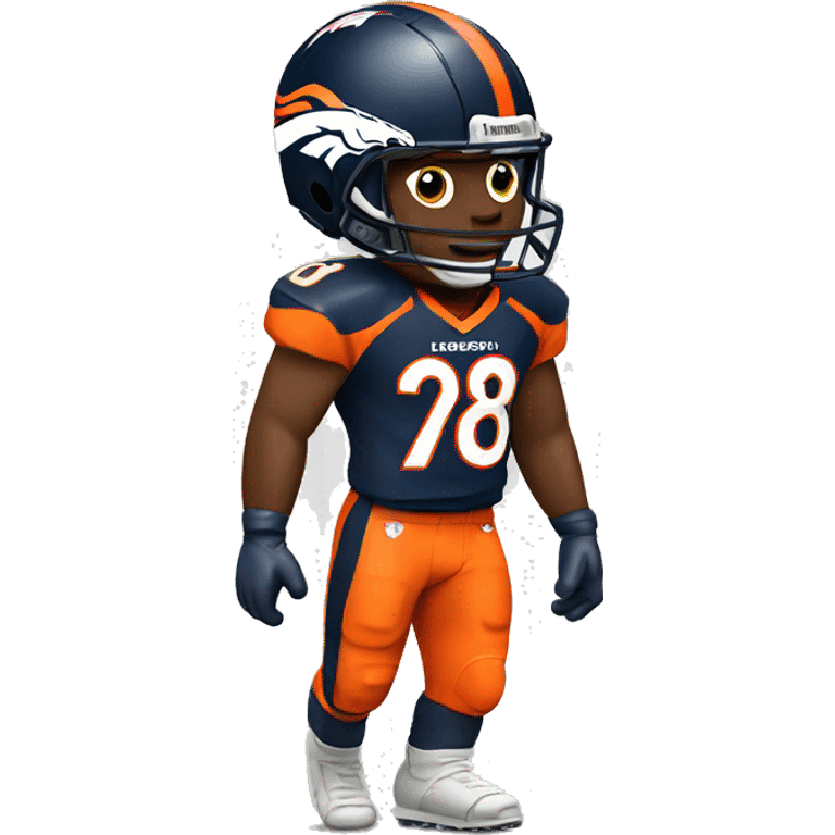 NFL football player, Denver broncos, touchdown   emoji