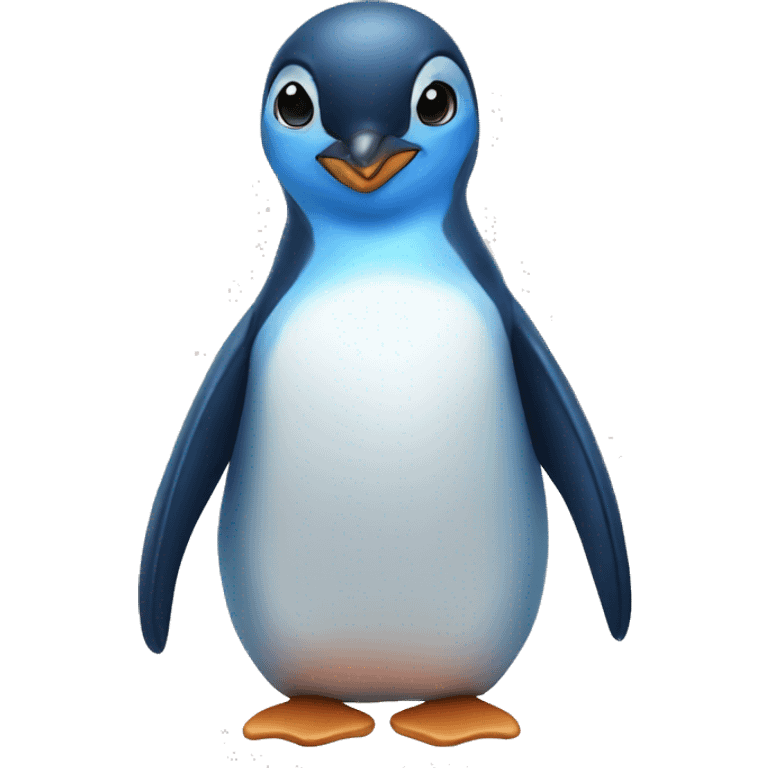 Blue penguin  emoji