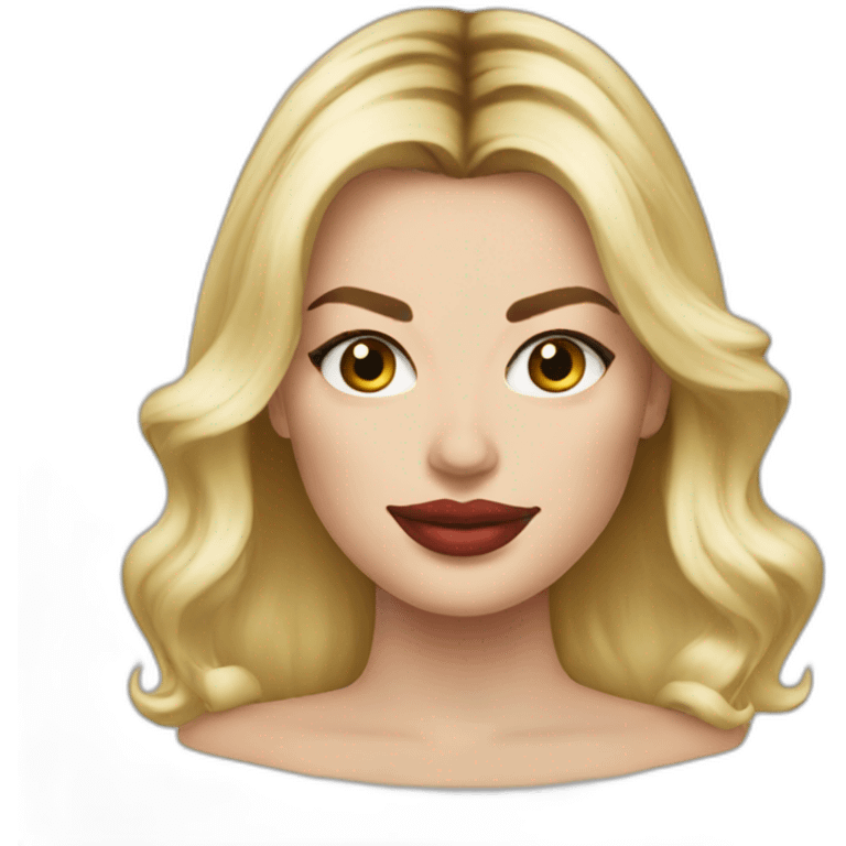 Margot Robbie blonde emoji