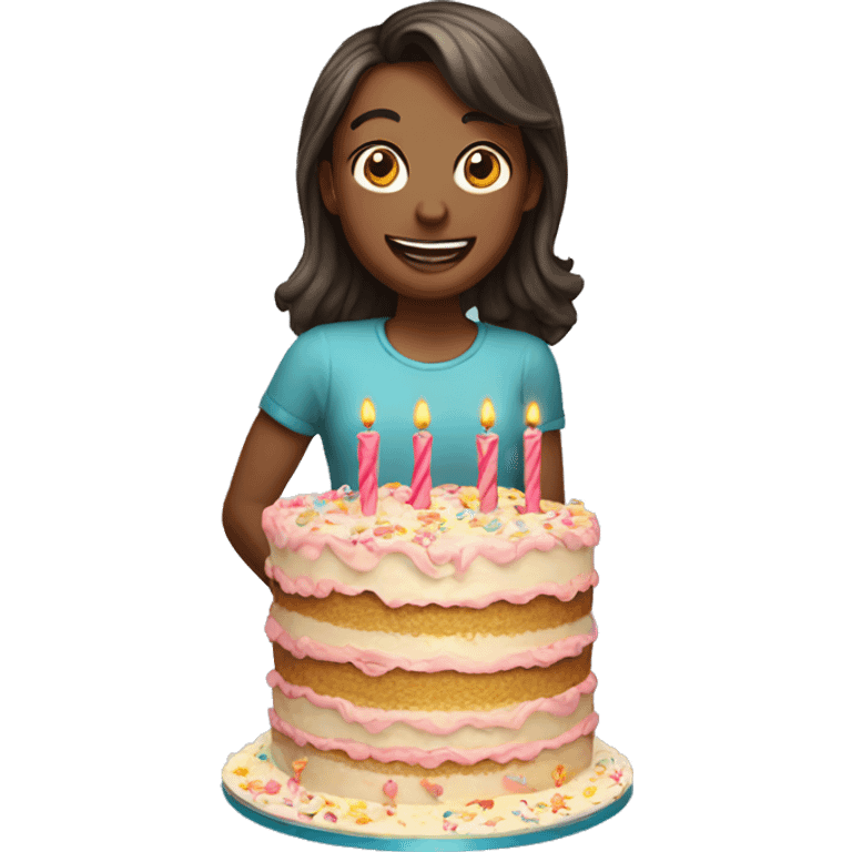 Birthday cake emoji