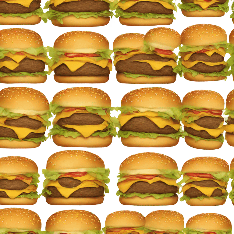 Mega burger  emoji