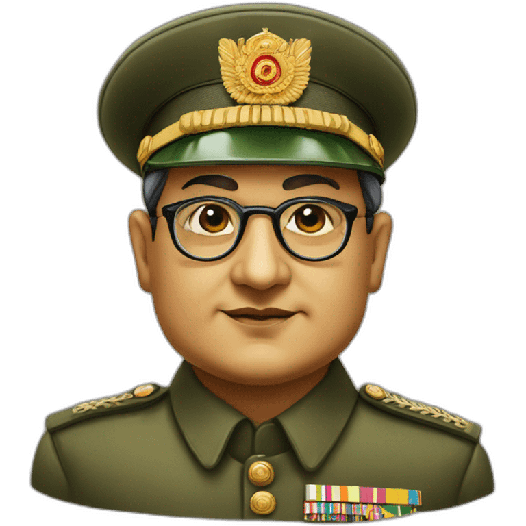 subhash chandra bose face emoji