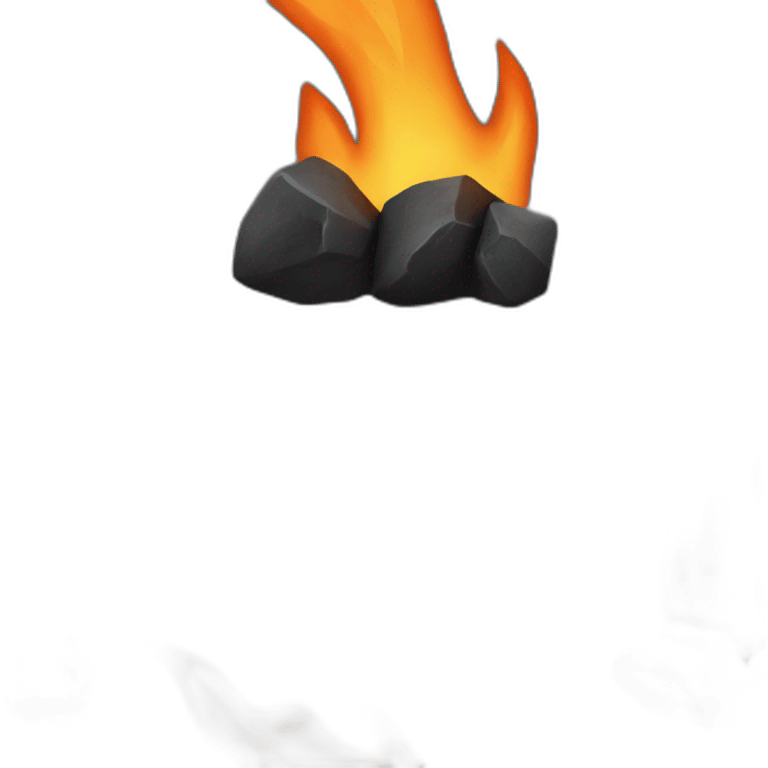 coal embers emoji