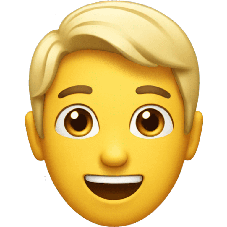 Happy and surprised  emoji