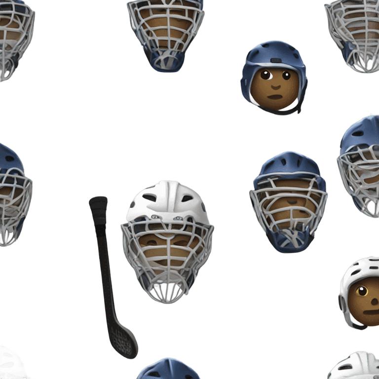 Lacrosse goalie  emoji