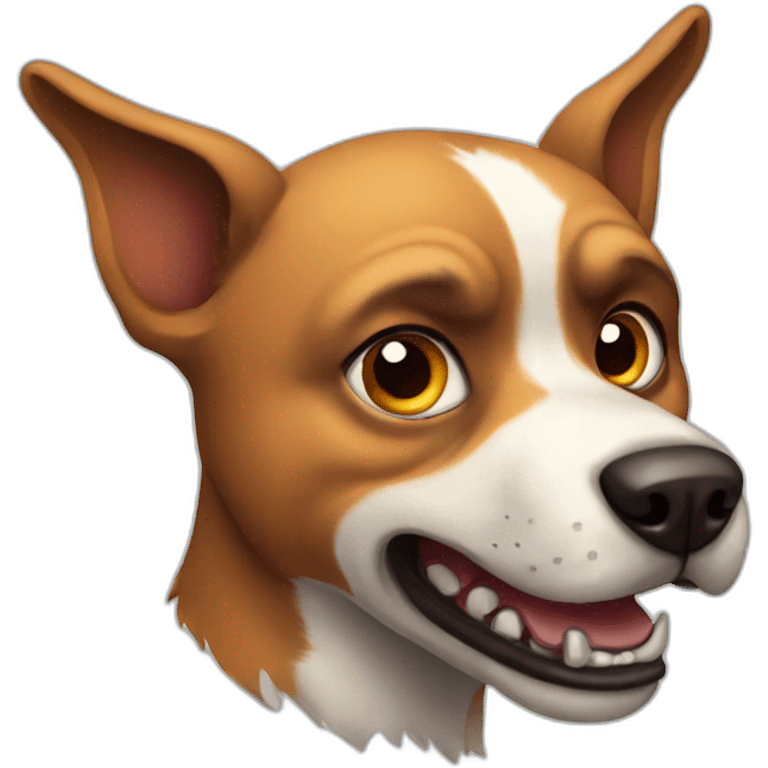 scary dog emoji