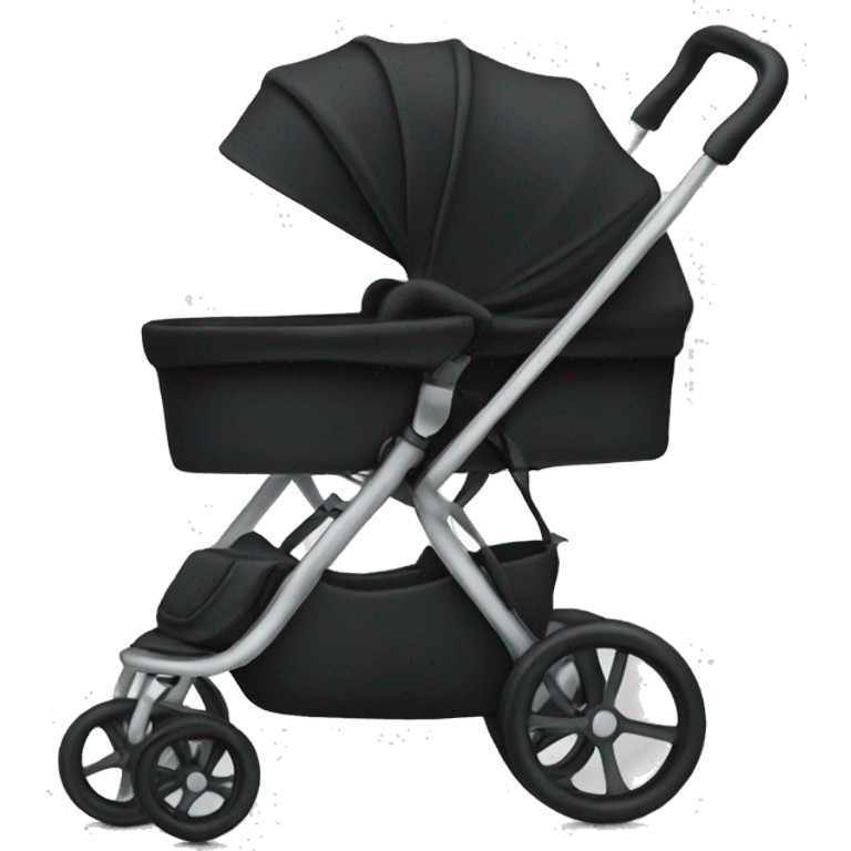 Black strollers  emoji